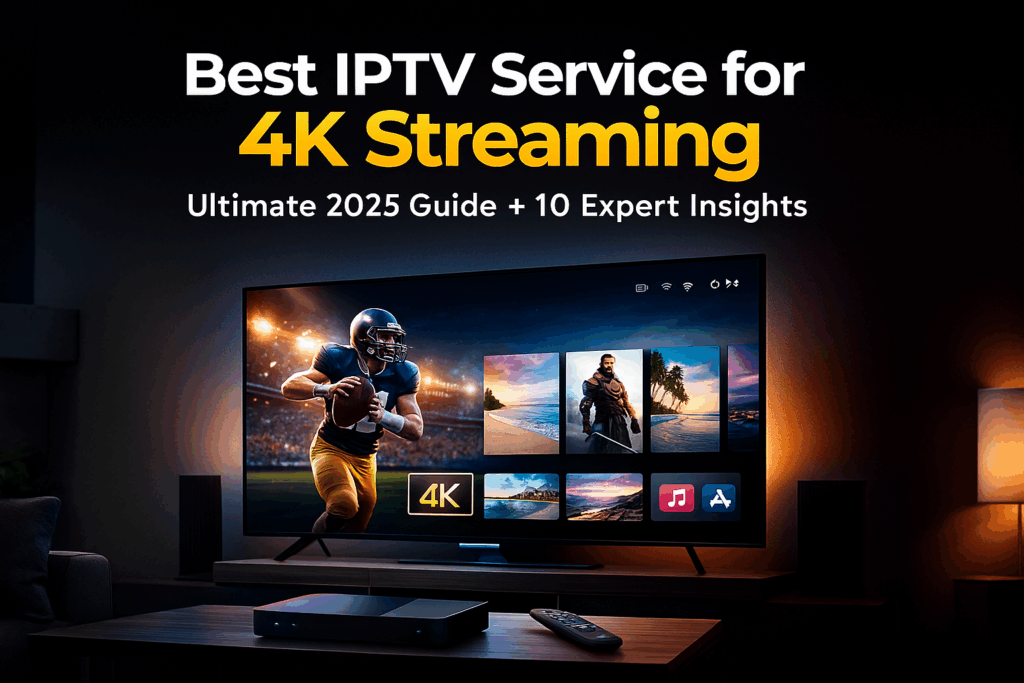 best IPTV service for 4K streaming