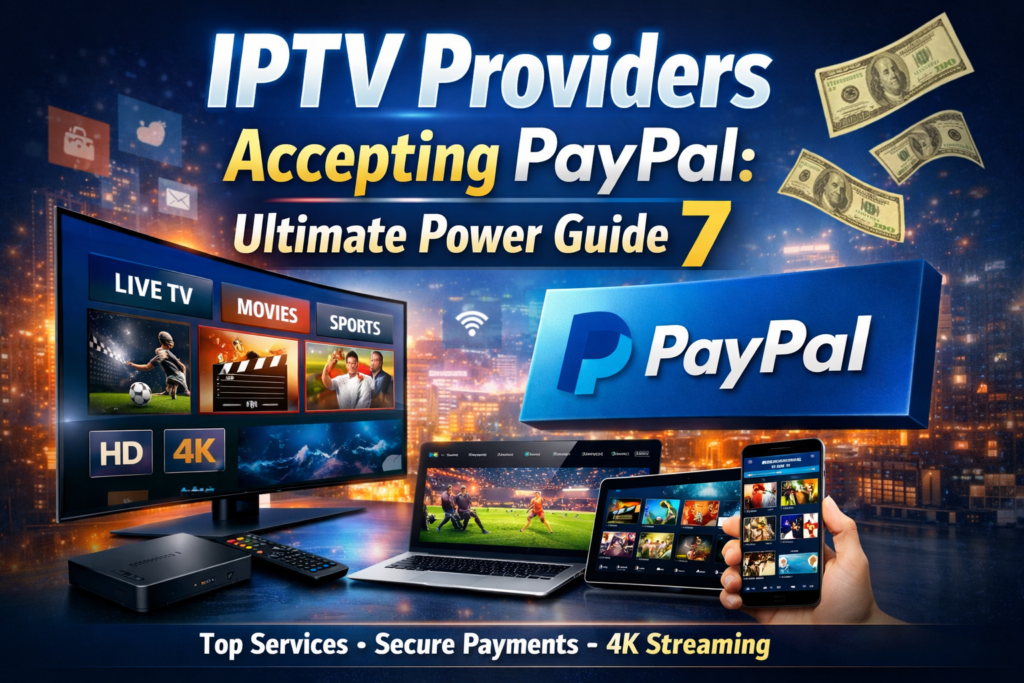 IPTV Providers Accepting PayPal