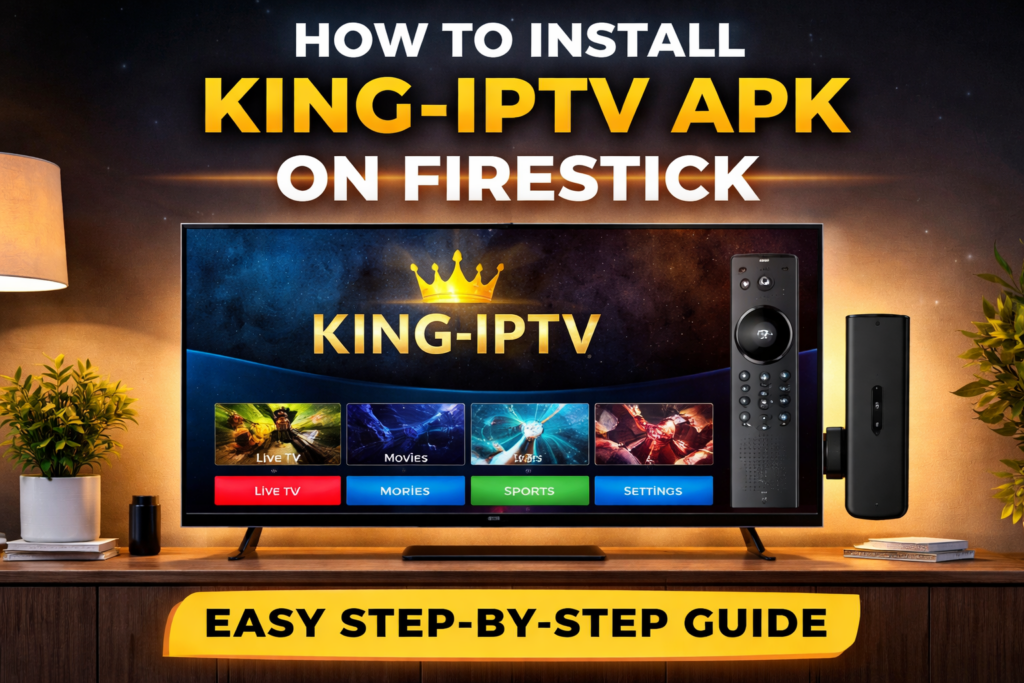 how to install king-iptv apk on firestick