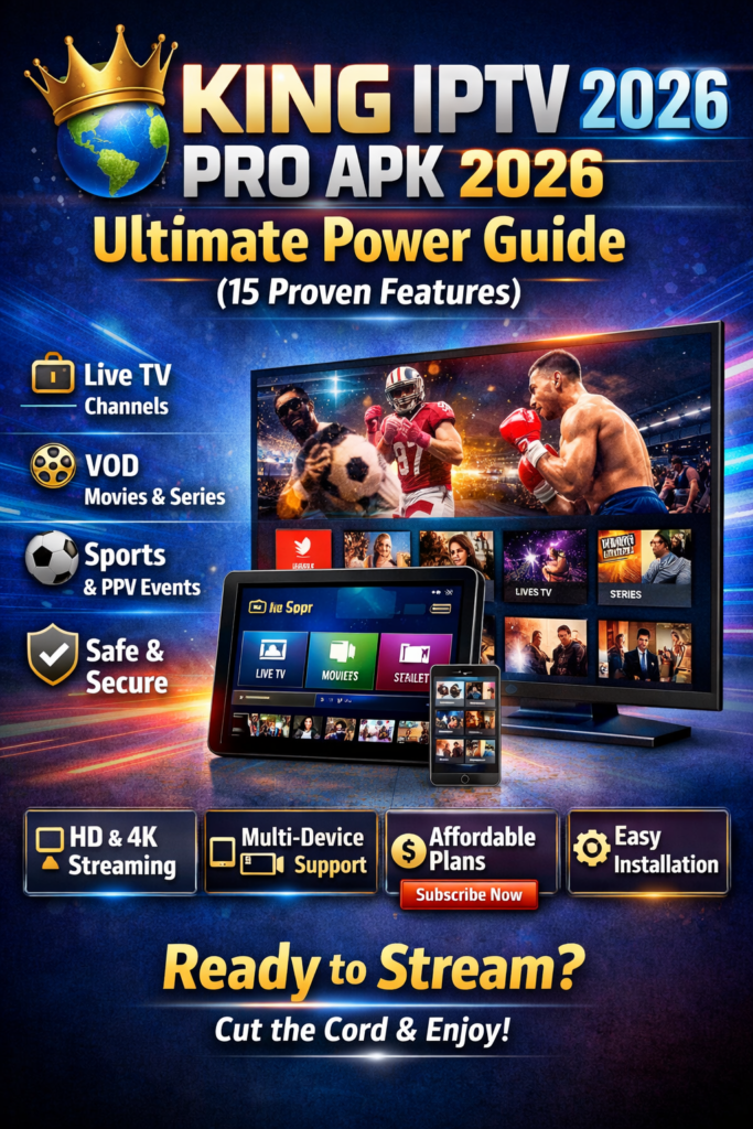 King IPTV Pro APK 2026