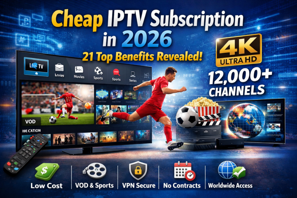 Cheap IPTV subscription in 2026