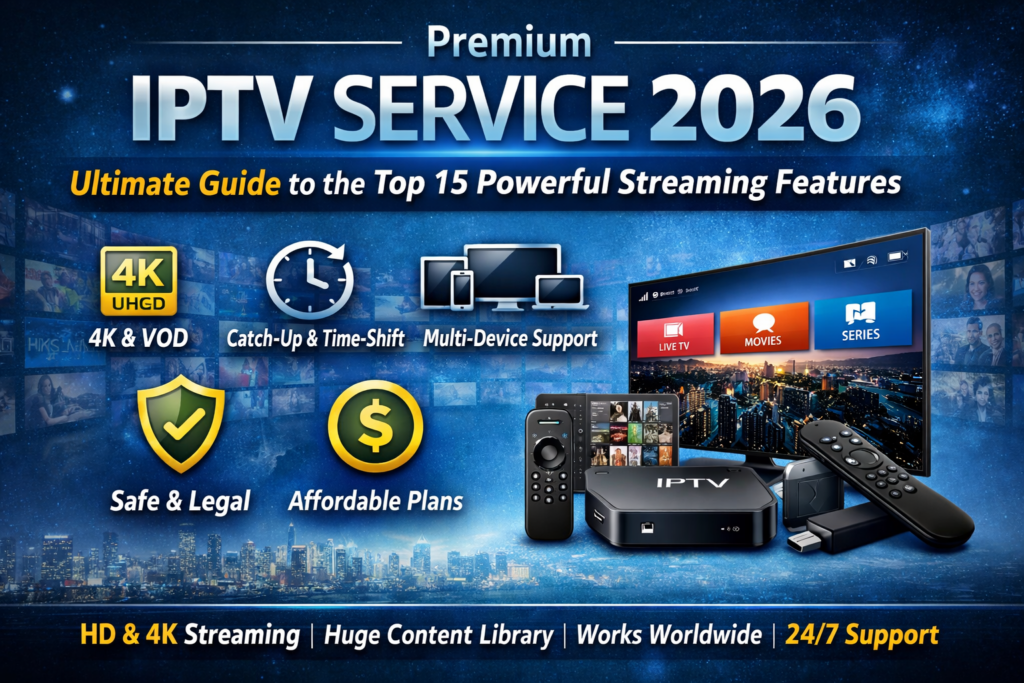 Premium IPTV service 2026