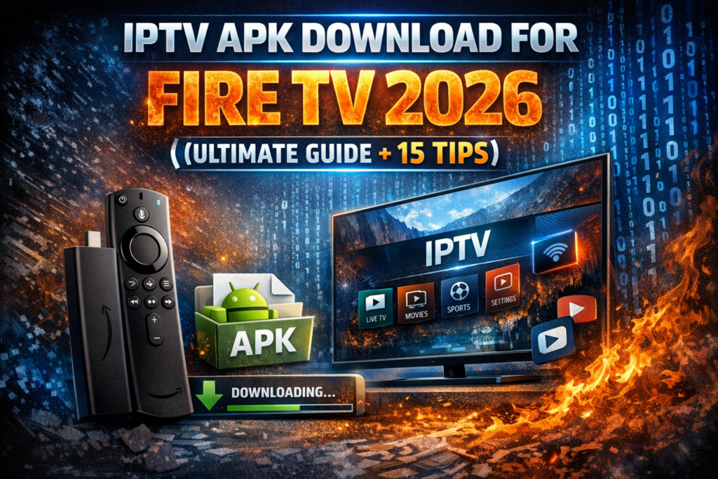 IPTV APK Download for Fire TV 2026