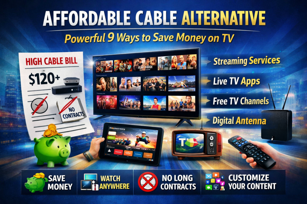 Affordable cable alternative