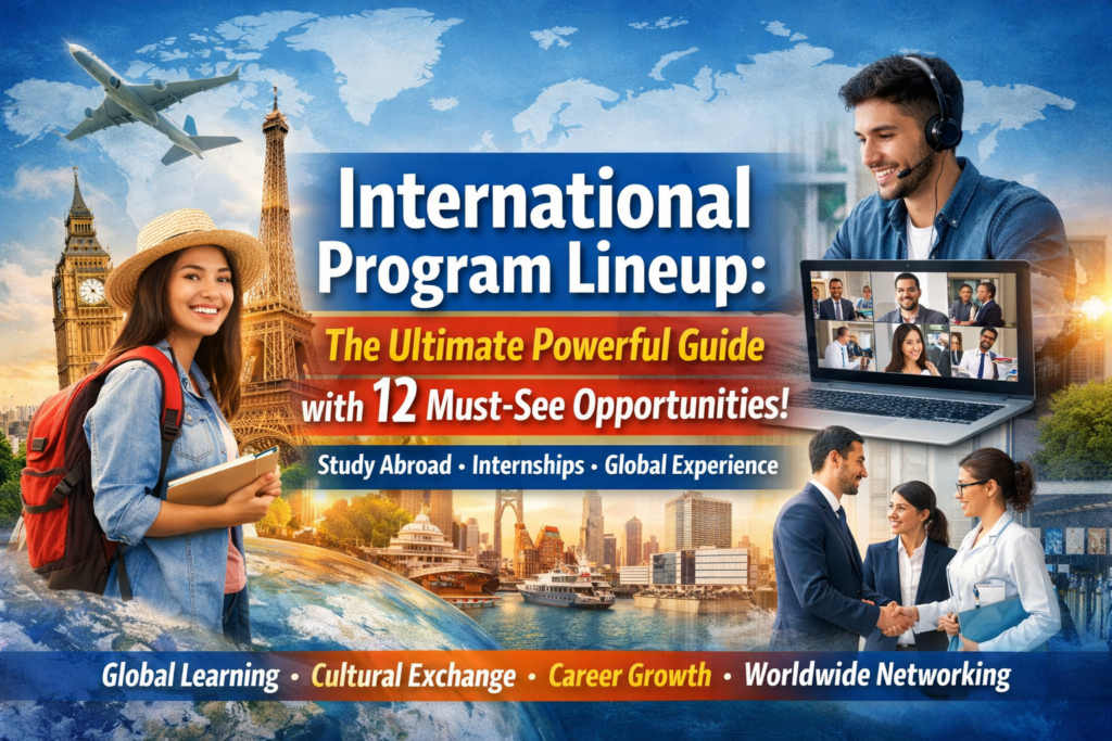 International program lineup