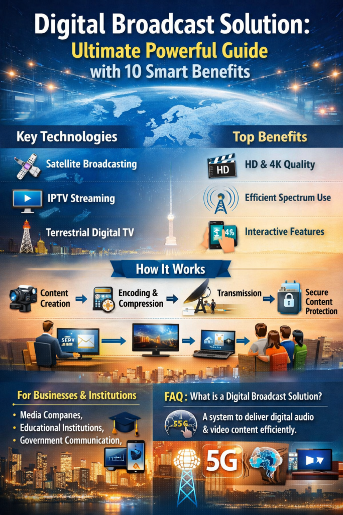 Digital broadcast solution